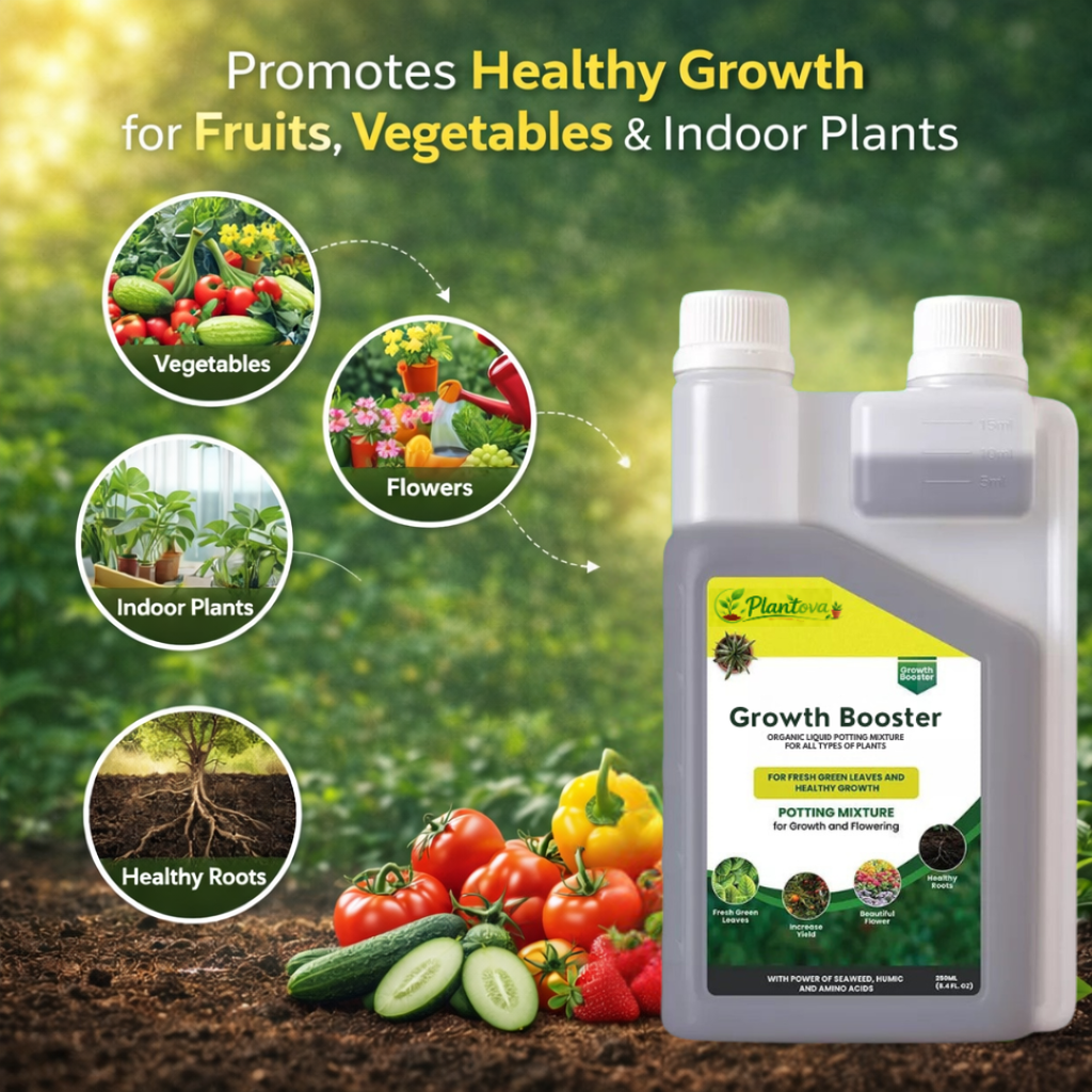 Plantova Growth booster - Organic Plant Growth Booster for Healthy Roots & Yields